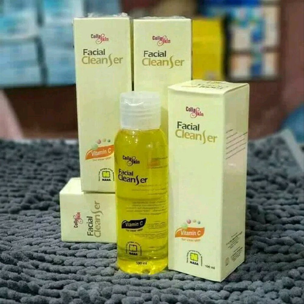 collaskin Facial cleanser pemutih wajah  pembersih wajah jerawat pelembab wajah penghilang jerawat