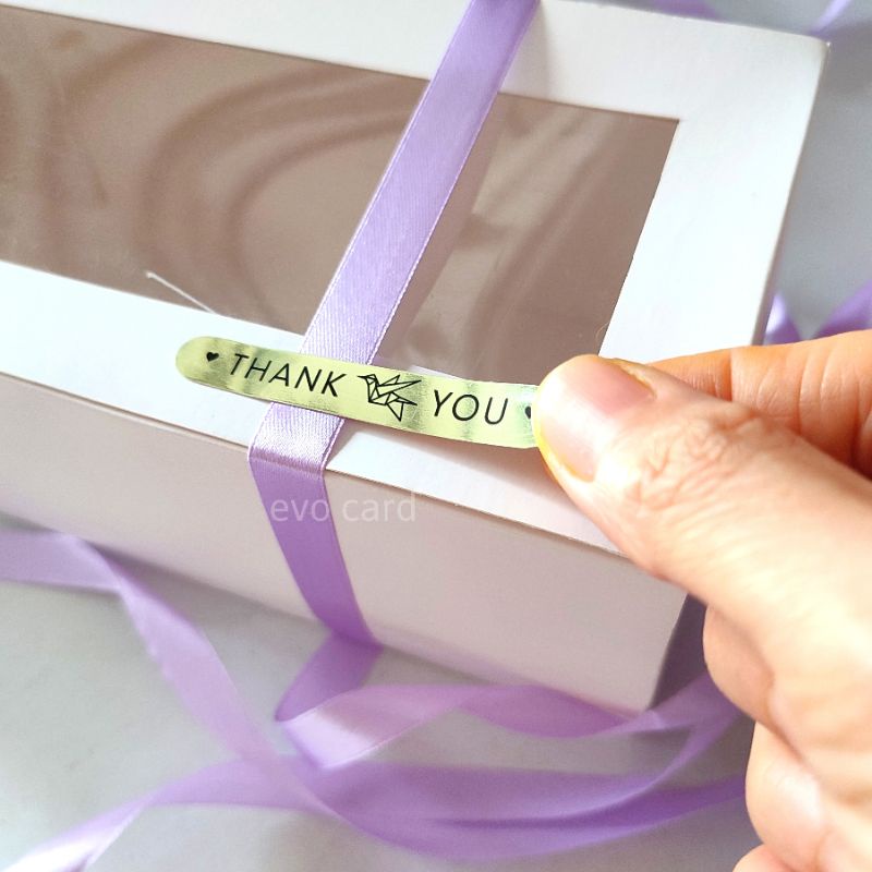 

Sticker thank you mini gold | sticker label segel kemasan | stiker emas / gold elegant