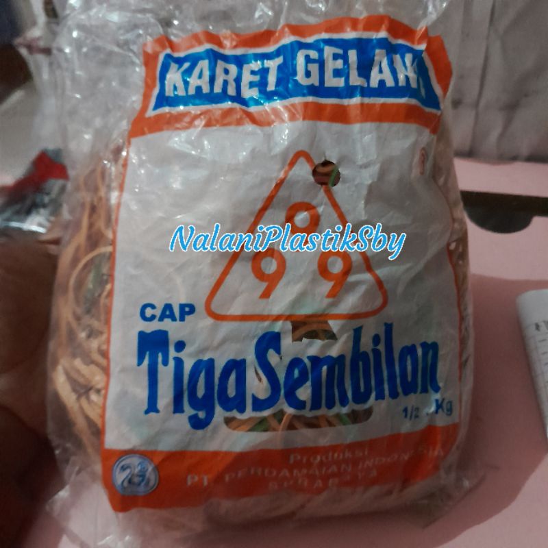 KARET GELANG BIASA KEMASAN 1/2KG