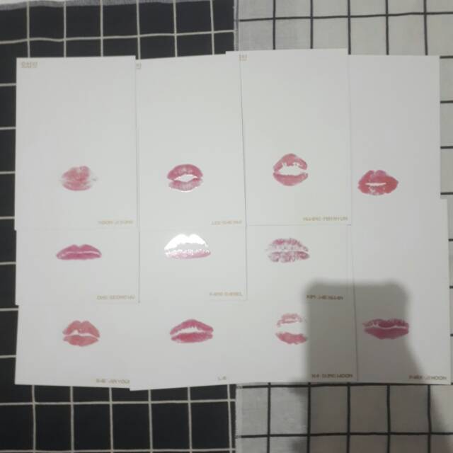 [SHARING] Wanna One I Promise You MD Lip Card