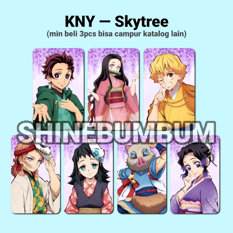 Photocard Anime Kimetsu no Yaiba Demon Slayer - Skytree