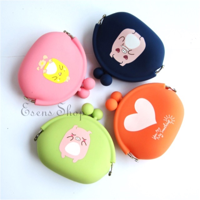 Miniso dompet jelly coin bag