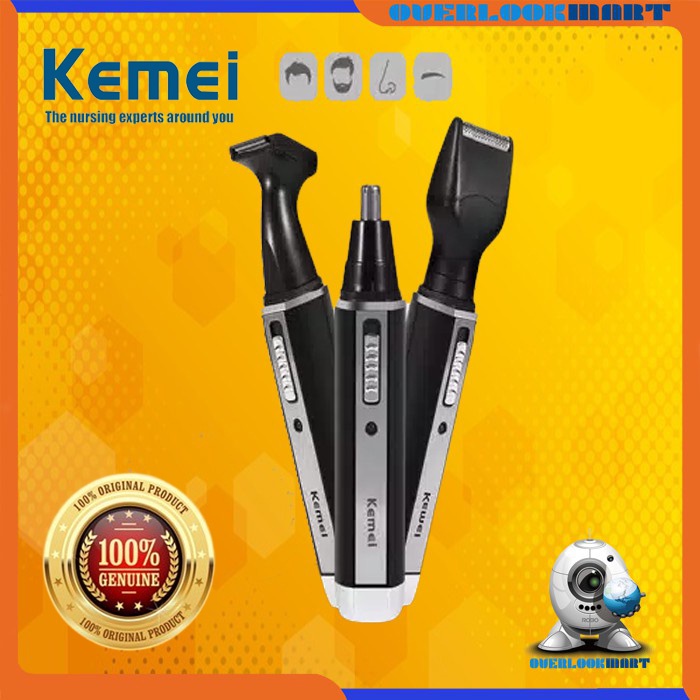 Kemei 6630 - Shaver Cukur Alis dan Hidung