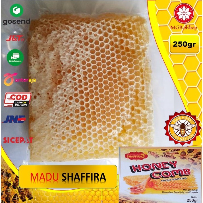 

Sarang Madu Asli 250gr Epis Melifera Original Premium I Madu Shaffira