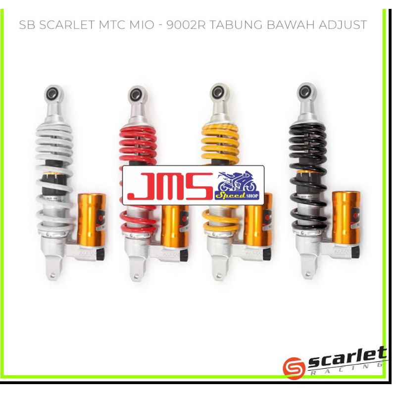 shock shockbreaker scarlet tabung bawah ukuran 310/330 klik fungsi mio beat vario 110 xeon soul gt scoopy genio mioj mio m3 lexi freego