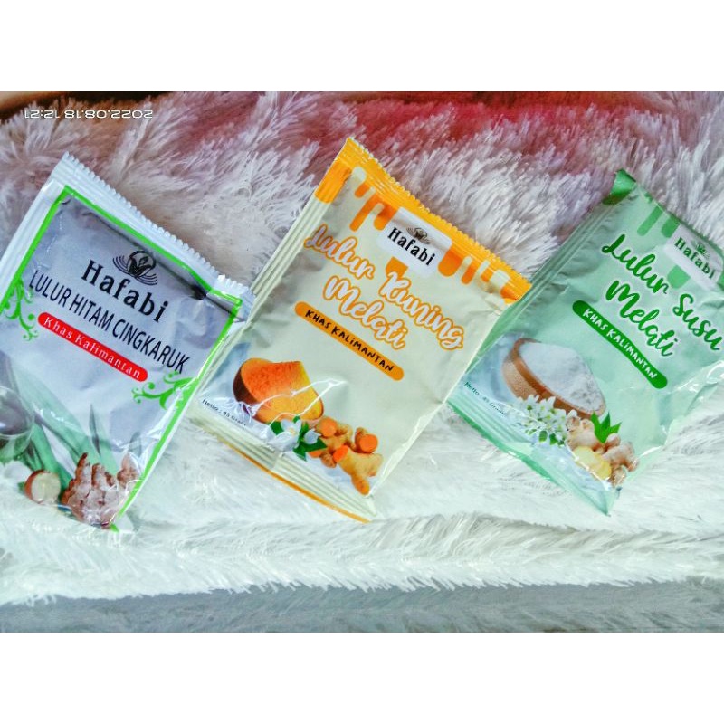 Lulur tradisional hafabi khas kalimantan selatan,  lulur kuning melati, lulur susu melati, lulur hit