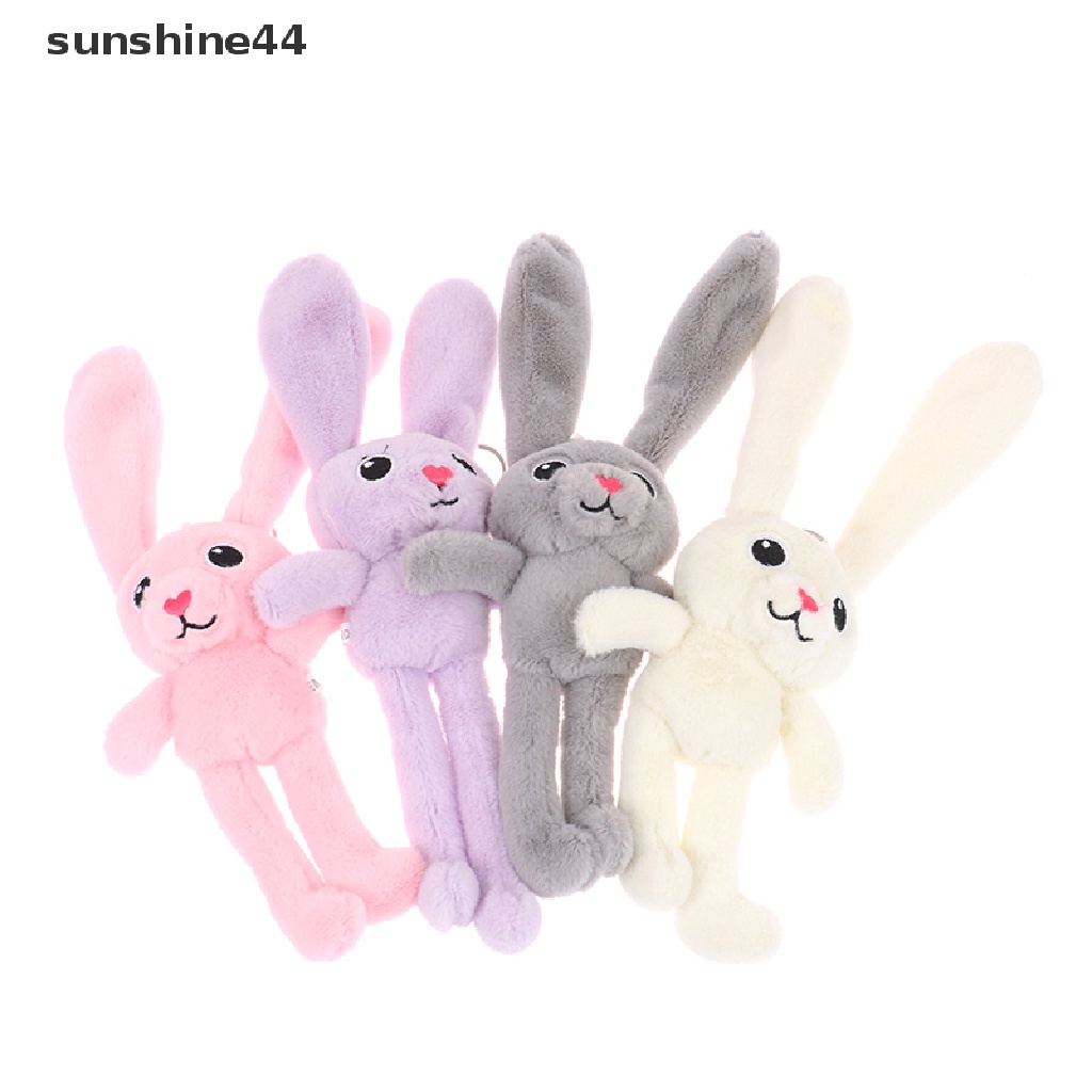 Sunshine Gantungan Kunci Boneka Plush Kelinci Kartun Untuk Hadiah Pasangan