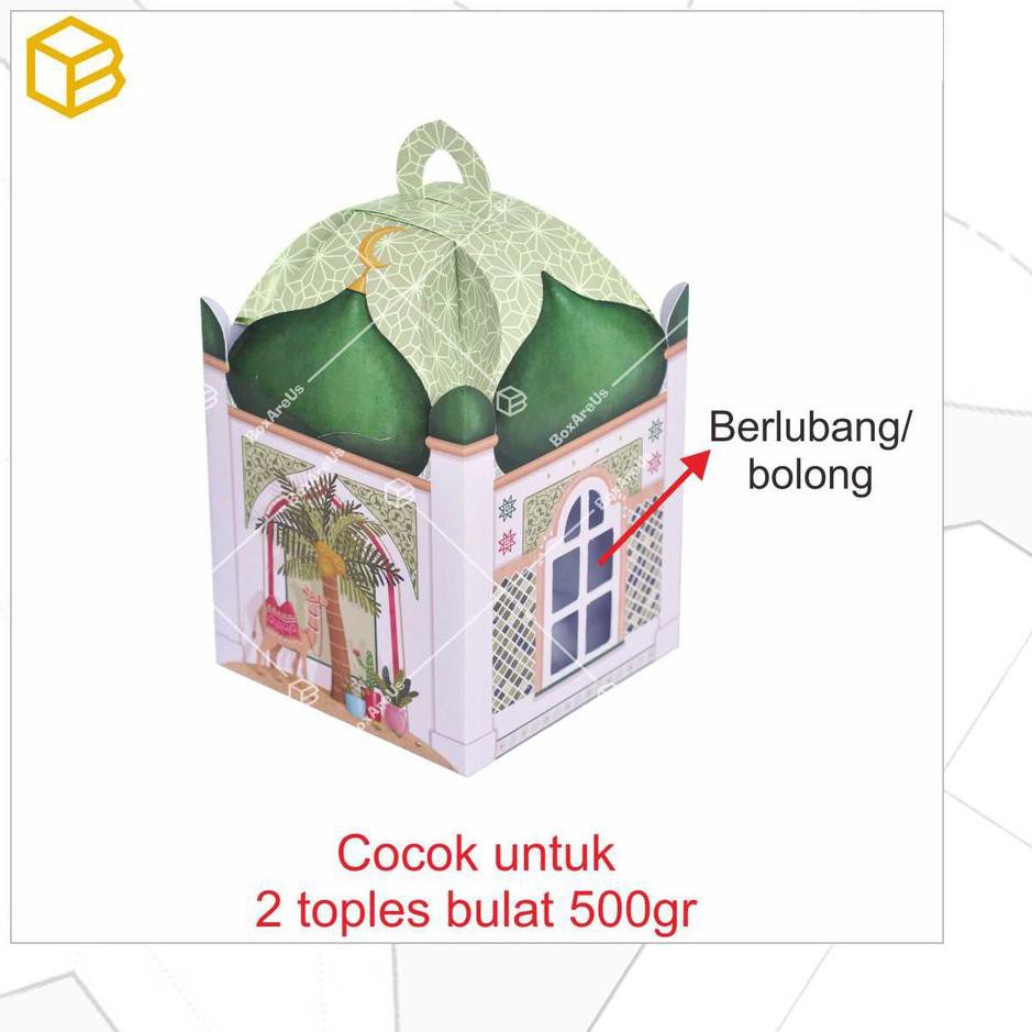 

Box Idul Fitri, Box toples Len, Packaging, Dus, Kotak - TBIF04 14(20pc) G5X4