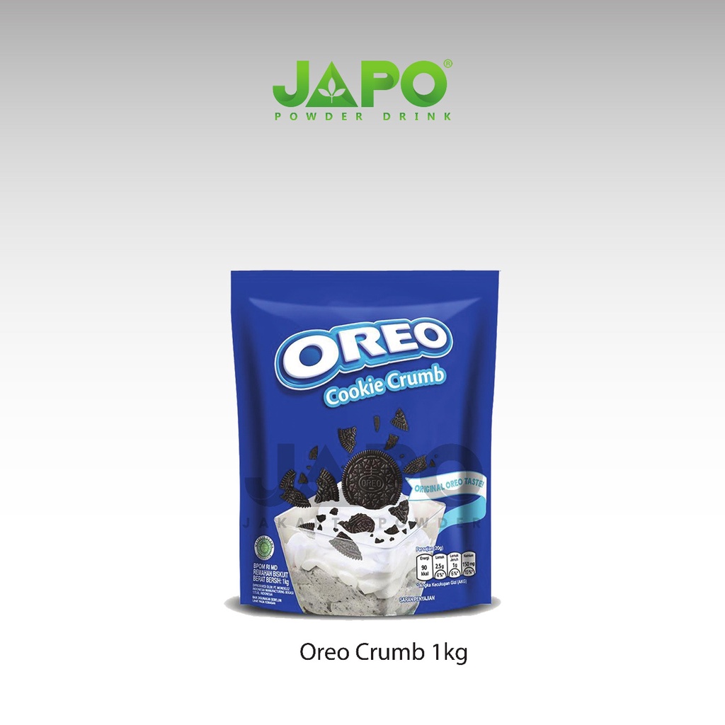 

Oreo Crumb Topping Minuman Remah Kasar 1 Kg