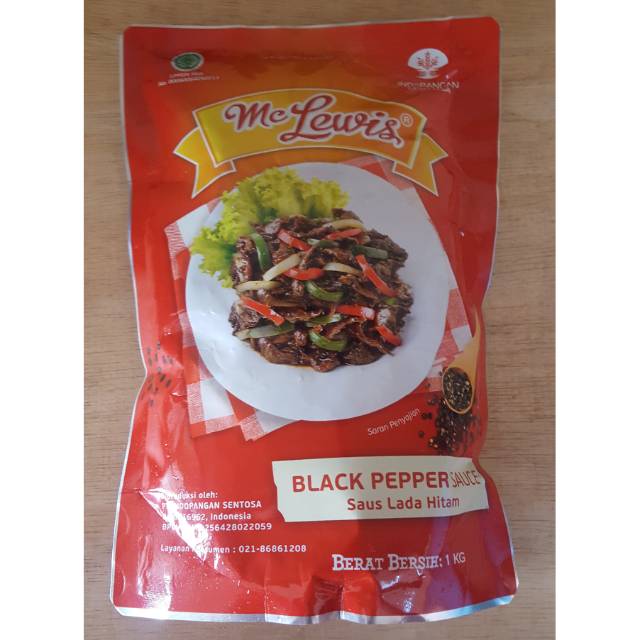 

MC LEWIS BLACKPEPOER SAUCE 1 KG