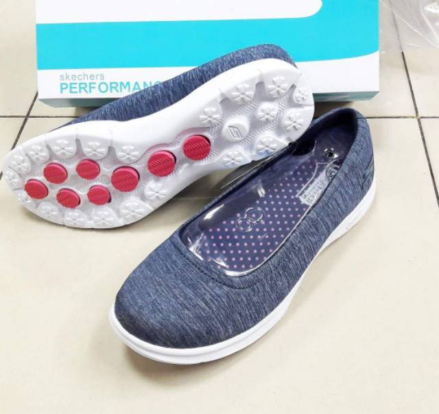 Skechers / Skechers wanita go step balet canvas