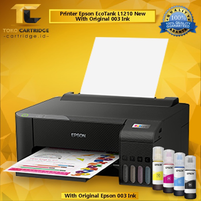 Printer Epson EcoTank L1210 L 1210 New, Pengganti Epson L1110 Warna Original Resmi