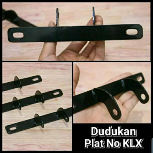 Dudukan plat nomor depan belakang klx dan CRF 150 L