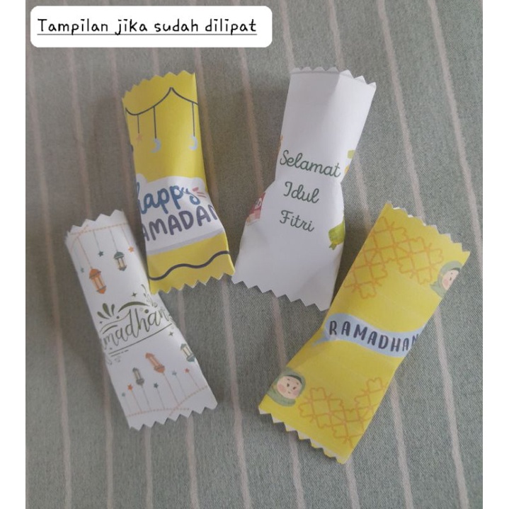 

(10 LEMBAR/set) Money Candy/ amplop permen/angpao permen tema lebaran (DIY edition)