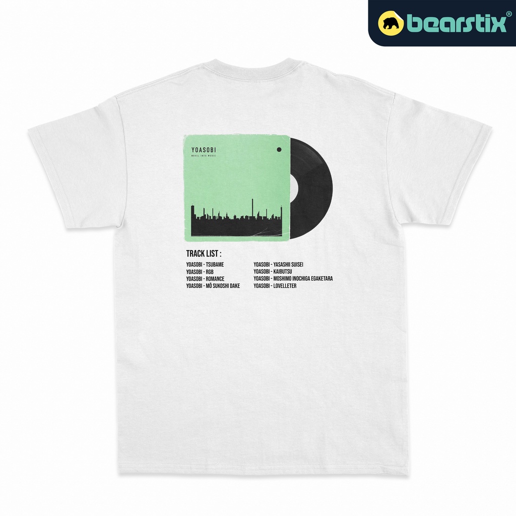 BEARSTIX - Tshirt Yoasobi Album - Kaos The Book 2 - Kaos Streetwear - Baju RGB - Tshirt HITC