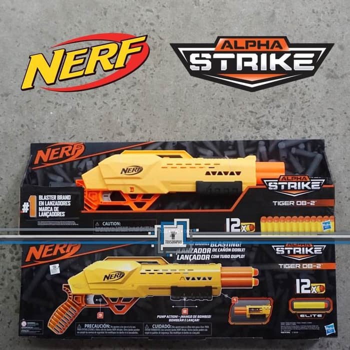 Mainan Tembak Anak Nerf Alpha Strike Tiger DB-2