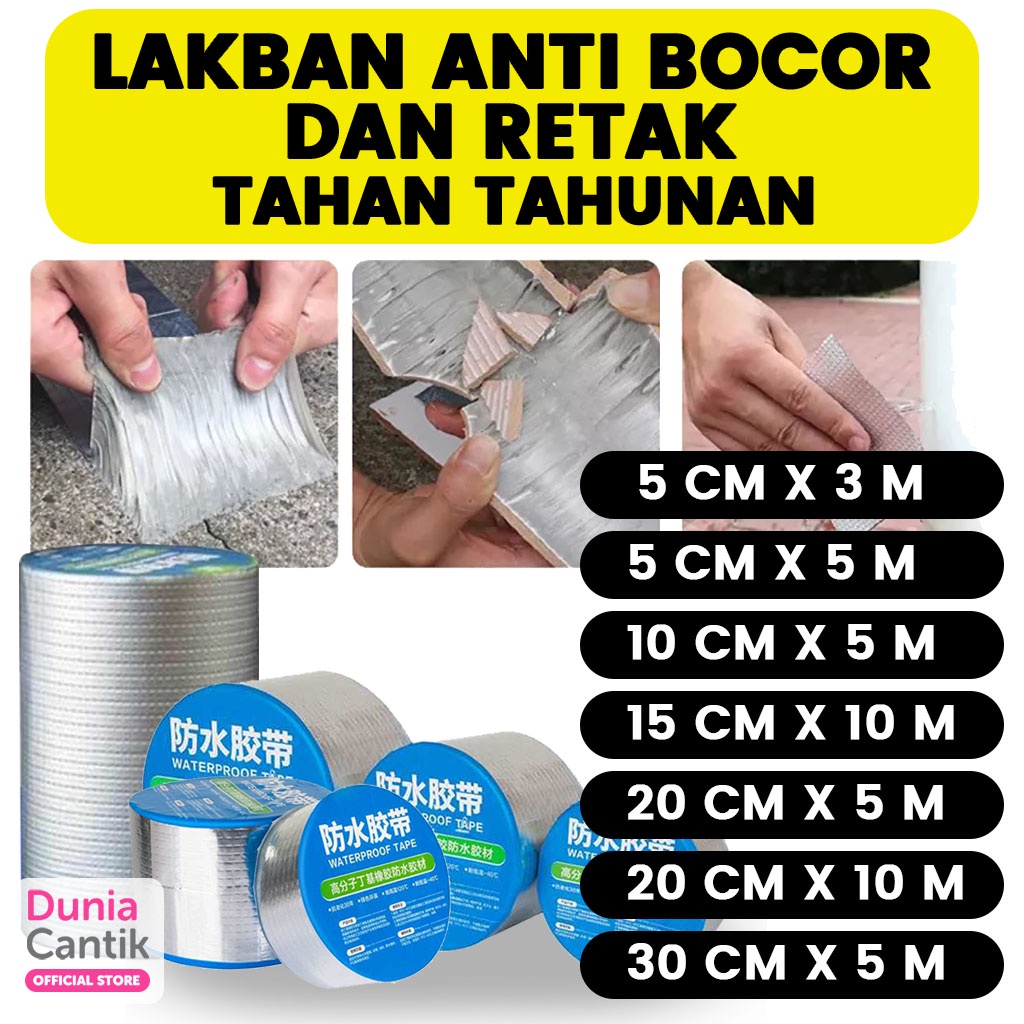 Jual Lakban Perekat Anti Bocor Ukuran Besar Lebar 20 30 Cm Panjang 5 10 ...