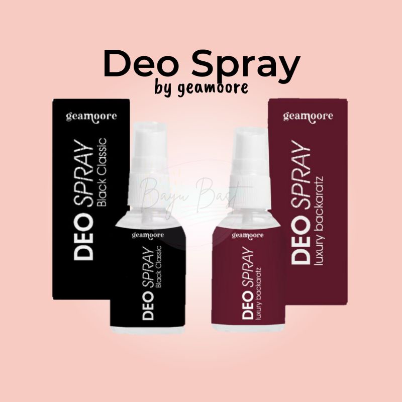 Jual [FREE GIFT] GEAMOORE DEO SPRAY 30ml BPOM/DEODORANT/DEO SPRAY