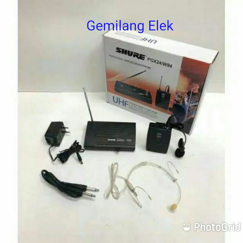 Mic Wireless SHURE PGX24/W94