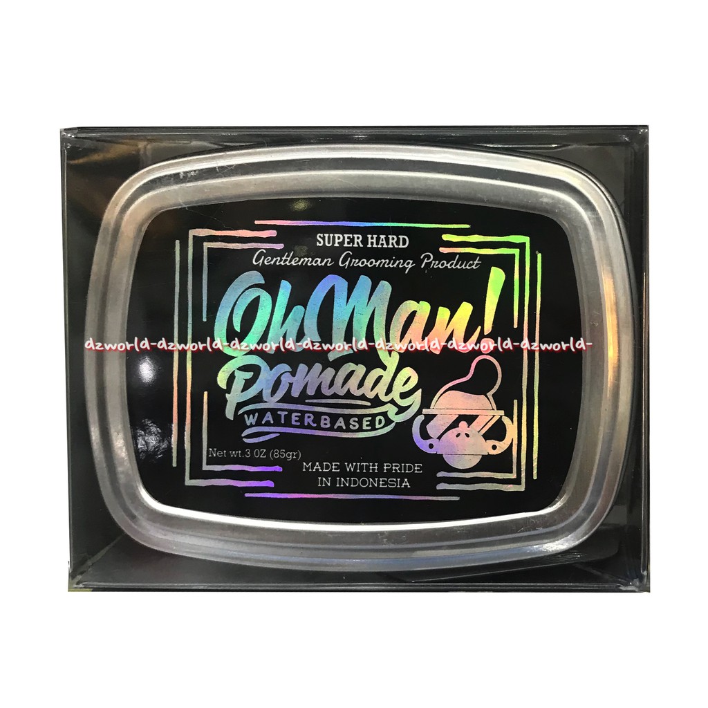 Ohman Pomade Waterbased 85gr Super Hard Oh Man Pengeras Rambut