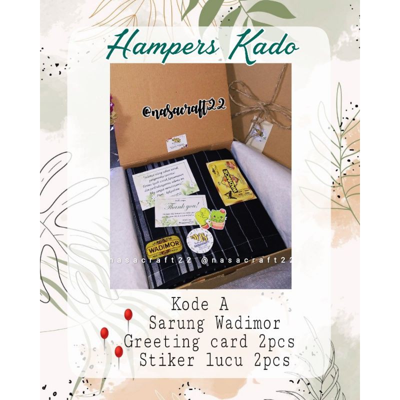 

hampers kado paket akhi // kado cowok