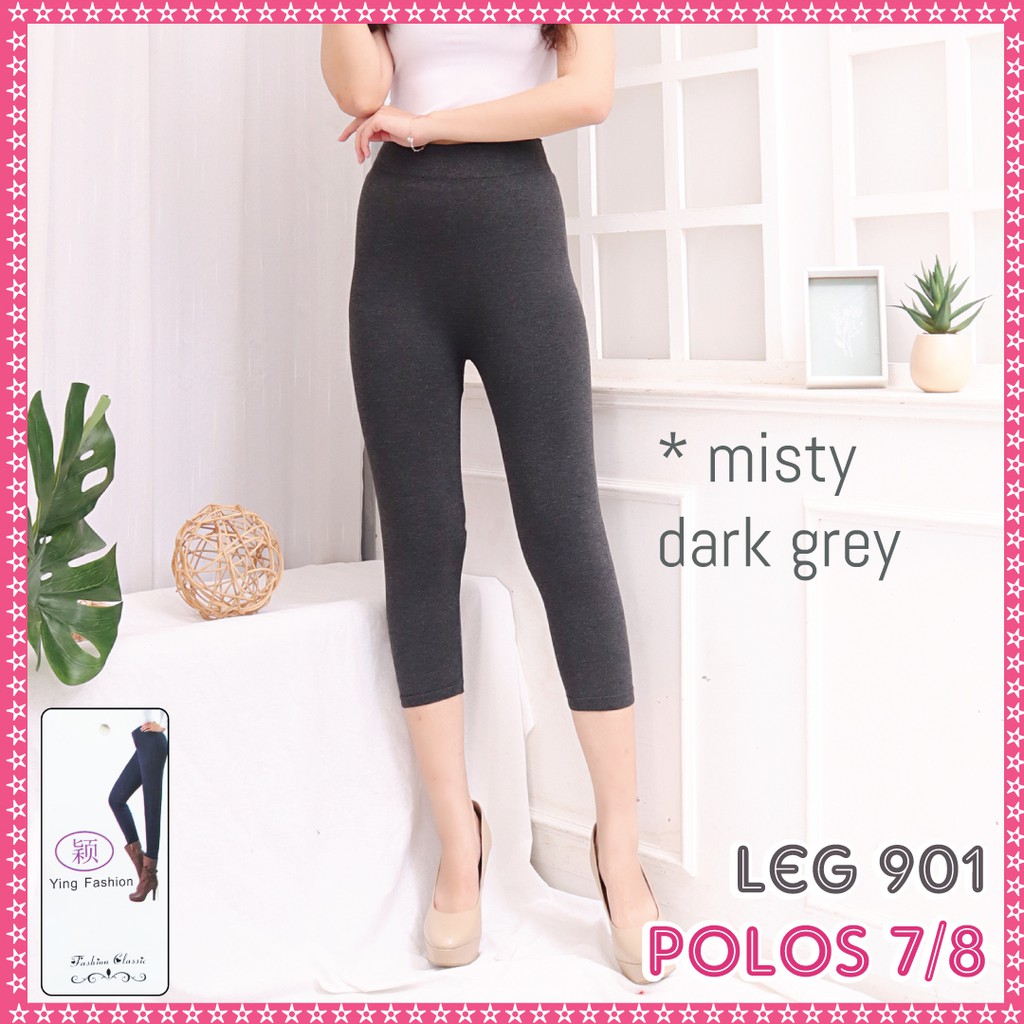 Legging Polos 7/8 / Legging 701 901-2 / Legging Pendek wanita / Legging Polos Pendek / Legging import / ying fashion