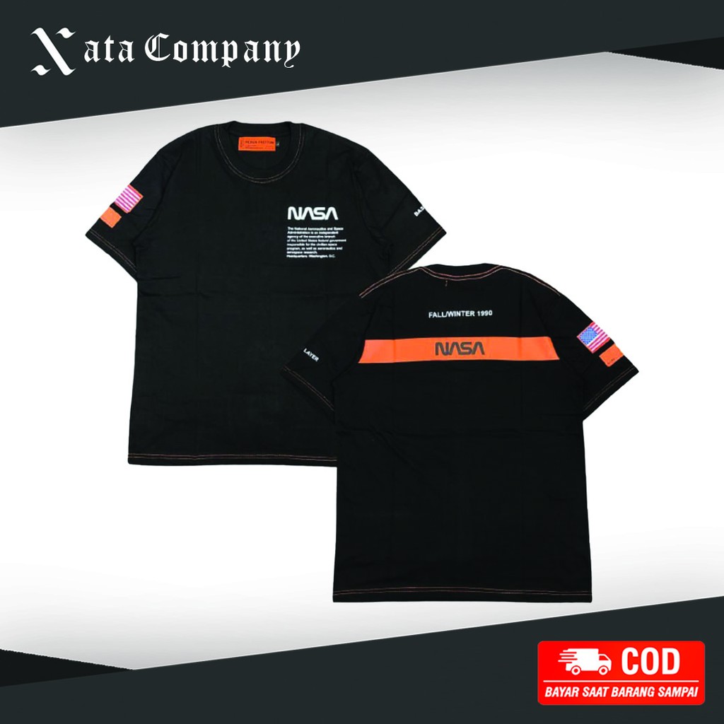 Baju Kaos Nasa  T-shirt NASA Original  Kaos HypeBeast
