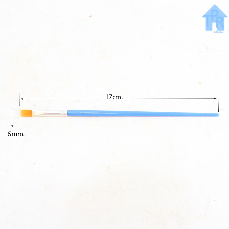 Kuas Lukis Pipih / Flat Paint Brush - 0.6cm.