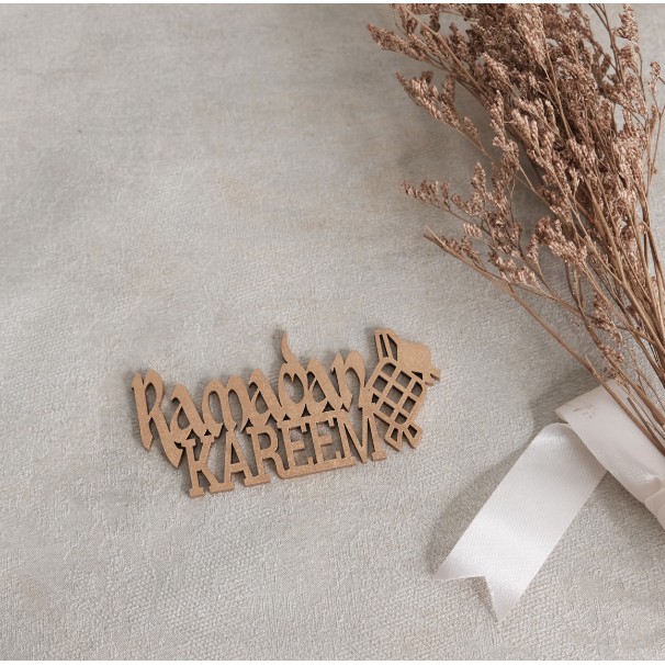 Hiasan Kayu Idul Fitri | Hang Tag Hampers Lebaran