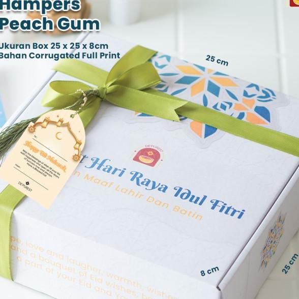 

HAMPERS IDUL FITRI LEBARAN PAKET LENGKAP PEACH GUM 10 IN 1 FREE KURMA