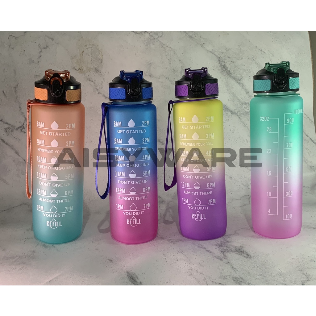 Botol Minum Tritan 1 Liter Botol Time Tritan Import Asli Original Tritan Botol Minuman Olahraga Bpa 