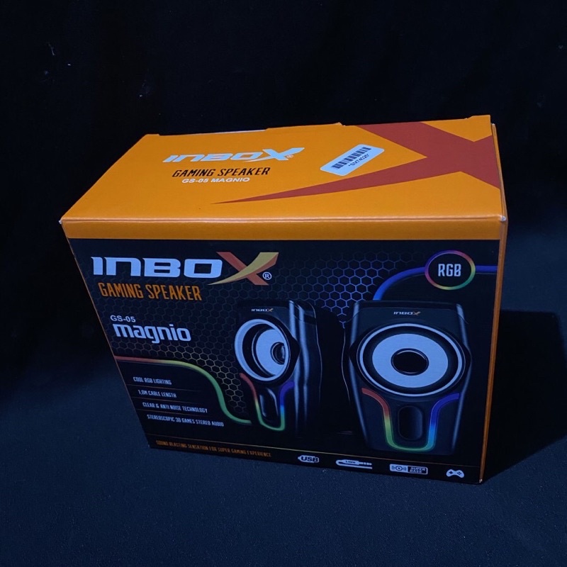 Speaker Gaming Inbox GS-05 Magnio / Speaker Gaming Magnio GS05 LED RGB