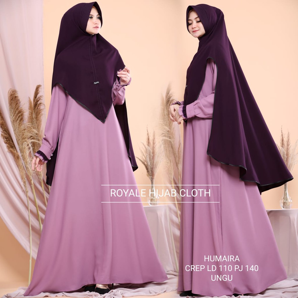 GAMIS POLOS MODERN HUMAIRA SYARI ORI ROYALE HIJAB