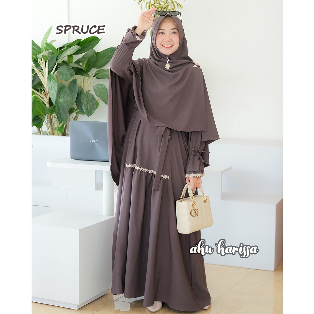 Gamis Aku Karissa Original - Gamis Lebaran Zaina Syari-7