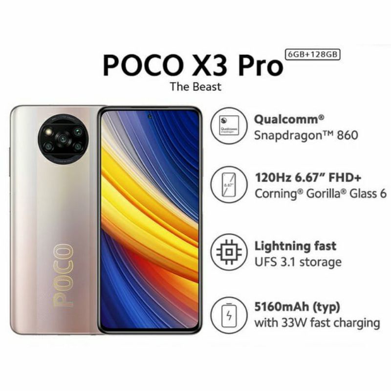 XIAOMI Mi POCO X3 pro 6/128gb