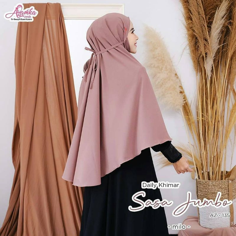 Khimar sasa jumbo by azamka hijab