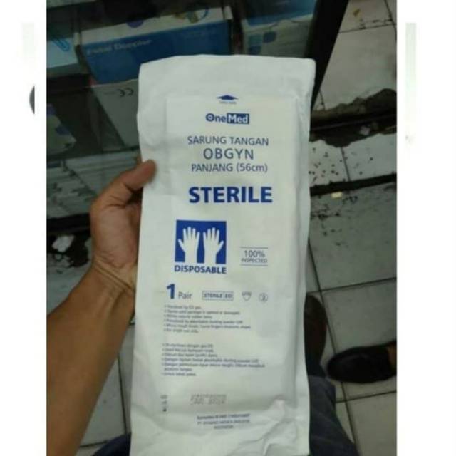 Sarung tangan obgyn merk onemed