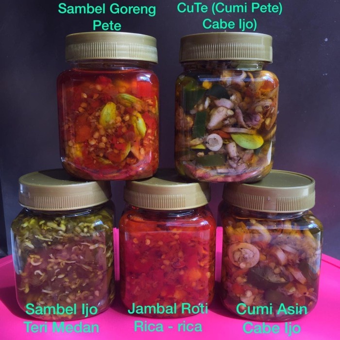 

Da202X6 Oseng Cumi Asin Cabai Hijau Halal Sambal Cabe Ijo Pedas Gurih Enak Xa20X1