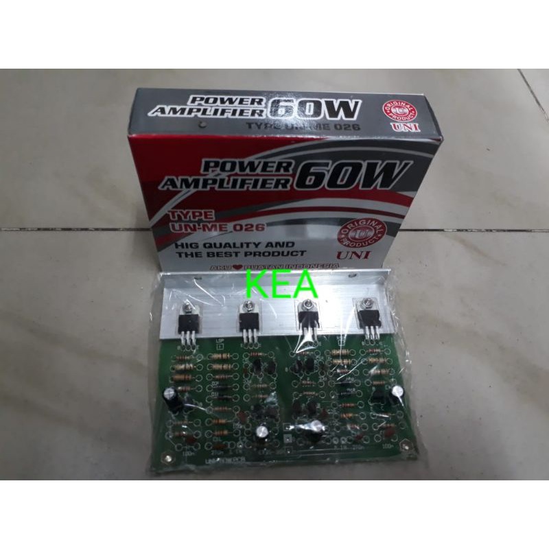 Kit Power Amplifier UN ME 026 Stereo 60 watt