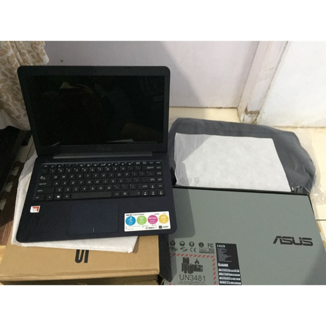 Laptop Asus E4028 Amd A4 4gb Hdd 500gb 14 Inch Wins 10 Indonesia