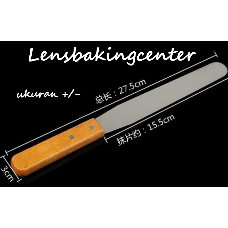 Jual Spatula Besi Stainless Spatula Butter Cream / Buttercream