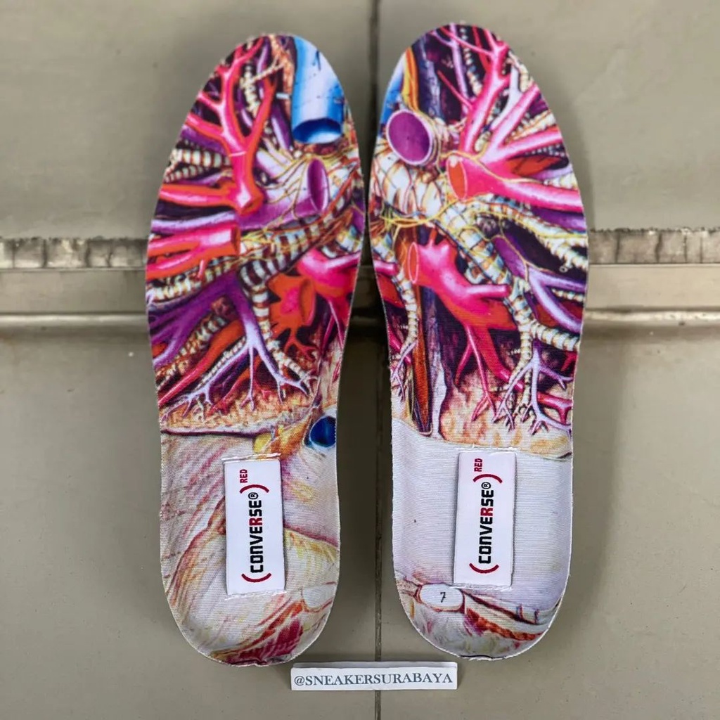 drxromanelli x Converse Chuck Taylor Hi x 1HUN(RED) &quot;Band Aid&quot;