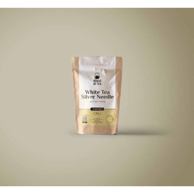 

House of Tea -White Tea Silver Needle - 50 Gram (TEH PREMIUM INDONESIA)