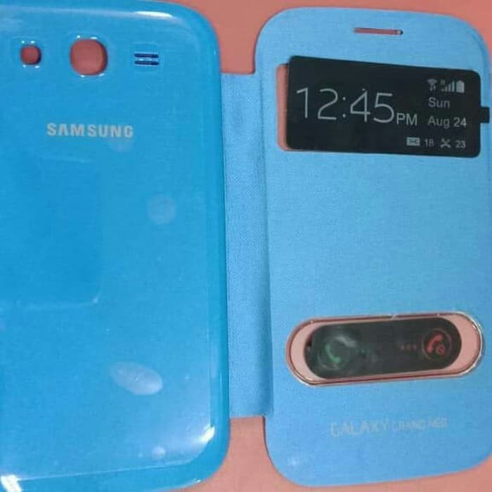 SARUNG CASE FLIP COVER VIEW SAMSUNG GRAND NEO i9060 GRAND DUOS i9081