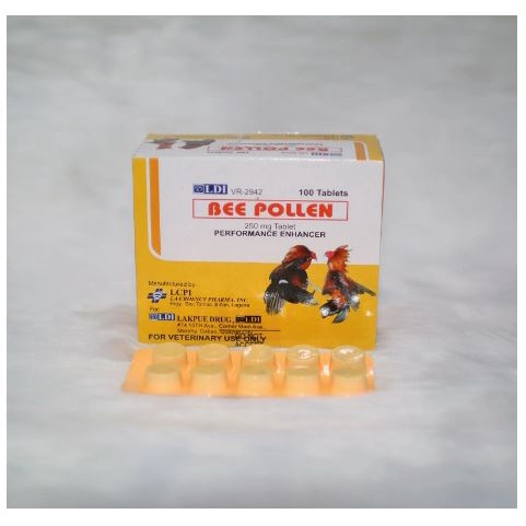 Bee pollen obat vitamin doping ayam 1 strip isi 10 tablet / beepollen ayam