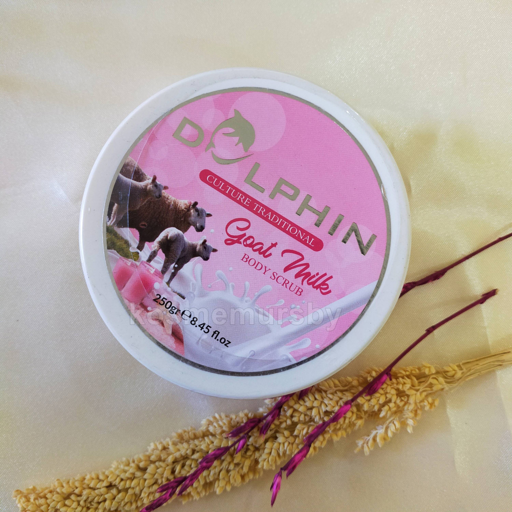 DOLPHIN LULUR BODY SCRUB 250 GRAM BPOM ORIGINAL