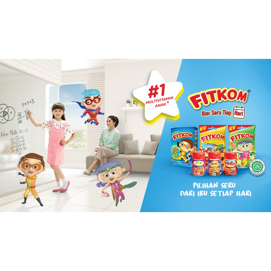 Fitkom Tablet Hisap Multivitamin anak || Fitkom || multivitamin anak || daya tahan tubuh anak || vitamin anak