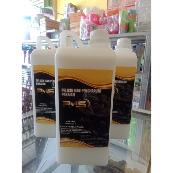 Pelicin dan Pengharum Pakaian By PMS 100 % ORIGINAL 1liter