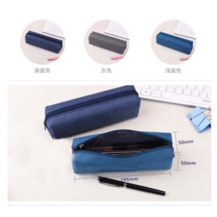 

Tempat Pensil Kotak Pensil Kotak Pencil Denim D676