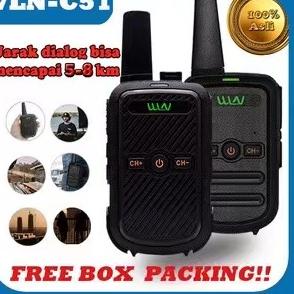 (TERBARU) {COD}WLN C51/C50 HT Mini Wln Two-Way Radio Walkie Talkie  sipil daya tinggi walkie-talkie 